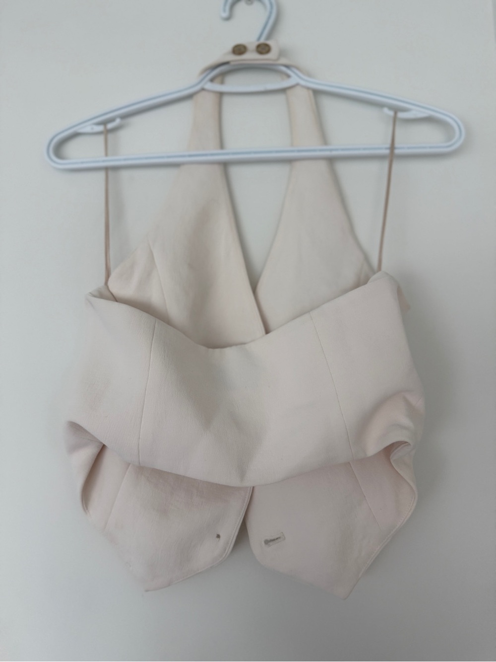 TWO Tops: Aritzia Vest Top (cream) & Garage Tank Top (baby pink) - Picture 2 of 6